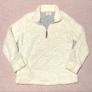 Fuzzy 3/4 Zip Jacket Women’s L